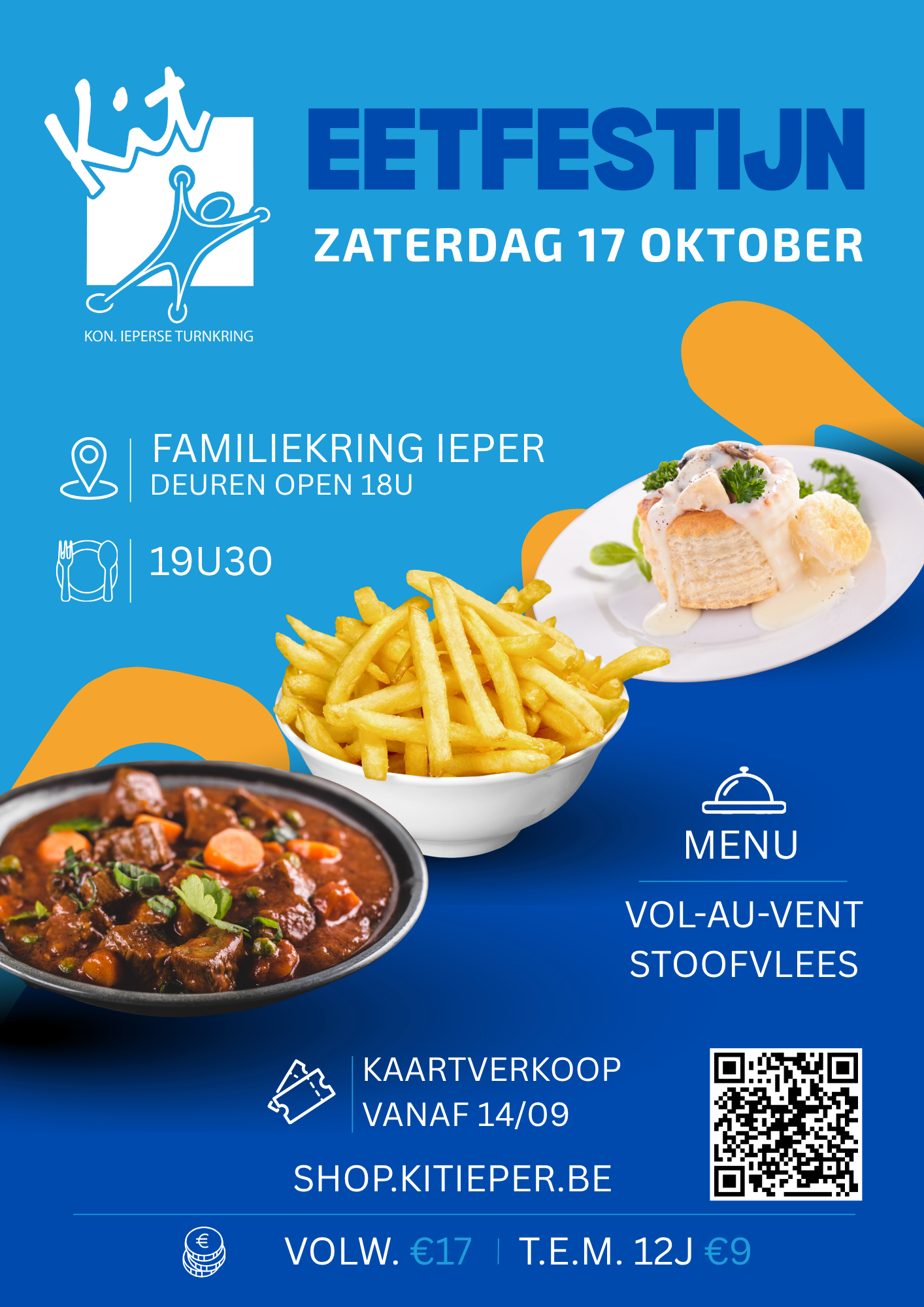 Kom en steun onze club tijdens het eetfestijn